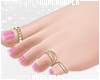 Perfect Feet Pink Nails