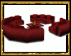 [D] 14 Pose Red Sofa