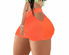 orange rl  skirt