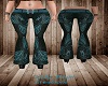 Teal Butterfly Pants 3