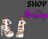 White Summer Heels