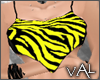 Val - Club Top Zebra Yel