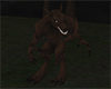 Spooky Brown Werewolf