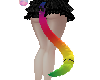 Pride Rainbow Kitty Tail