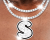 Necklace Letter S Male 2