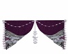 Purple Floral Drapes