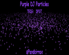 Purple DJ Particles