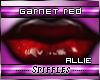 *S*Allie Lips Garnet