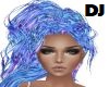 Blue DJ hair