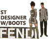 ST DESIGNER WBOOTS FENDI