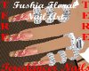 Fushia Floral Nail Art