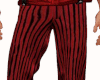 Red/Black Stripe Pants