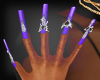 K- Violet Nails