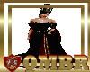 QMBR Black Red Gown