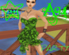 [A94] party dress /green