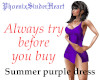 Summer purple dress