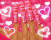 e - Pink Lava Nails SQ