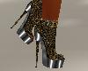 [MS]Leopard Boots Gold
