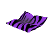 Purple Zebra Pillow