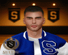 S| Varsity Jacket Blu