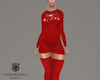 Christmas Prego Dress