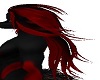 Red & Black Kuja Hair