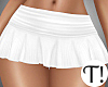 T! Pleated White/Tatt