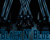 *LM Black N' Blue Sofa