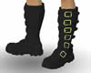 CJ69 BlkYw Buckle Boots1