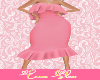 Pink Ruffled Maxi Dress