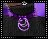 T❣ Purple Spike Collar