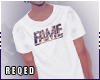 Req:FAME tee in white:m