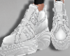 spiked white W
