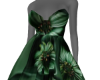 green emerald dress