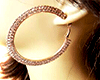Earrings Diamonds Hoops