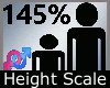 Height Scale 145% M