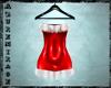 ^AZ^Fur Dress-Red
