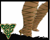 Gold Goddess Strap Boots