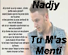 Nadjy - Tu M'as Menti