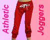 Red Athletic Sweat Pants