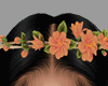 Headband Flowers Orange