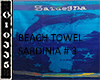 [G]BEACH TOWEL SARDI #3