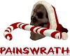 CHRISTMAS SKULL W CANDY