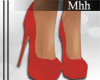 M' Red heels