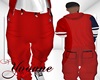 Y*  RED JOGGERS