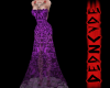 dark goth purple wedding