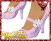 WF>Flower pink heel