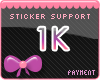 J. 1k Support Sticker