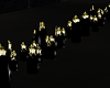 !! candles in a row pvc