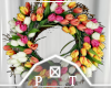 Spring Tulip Wreath